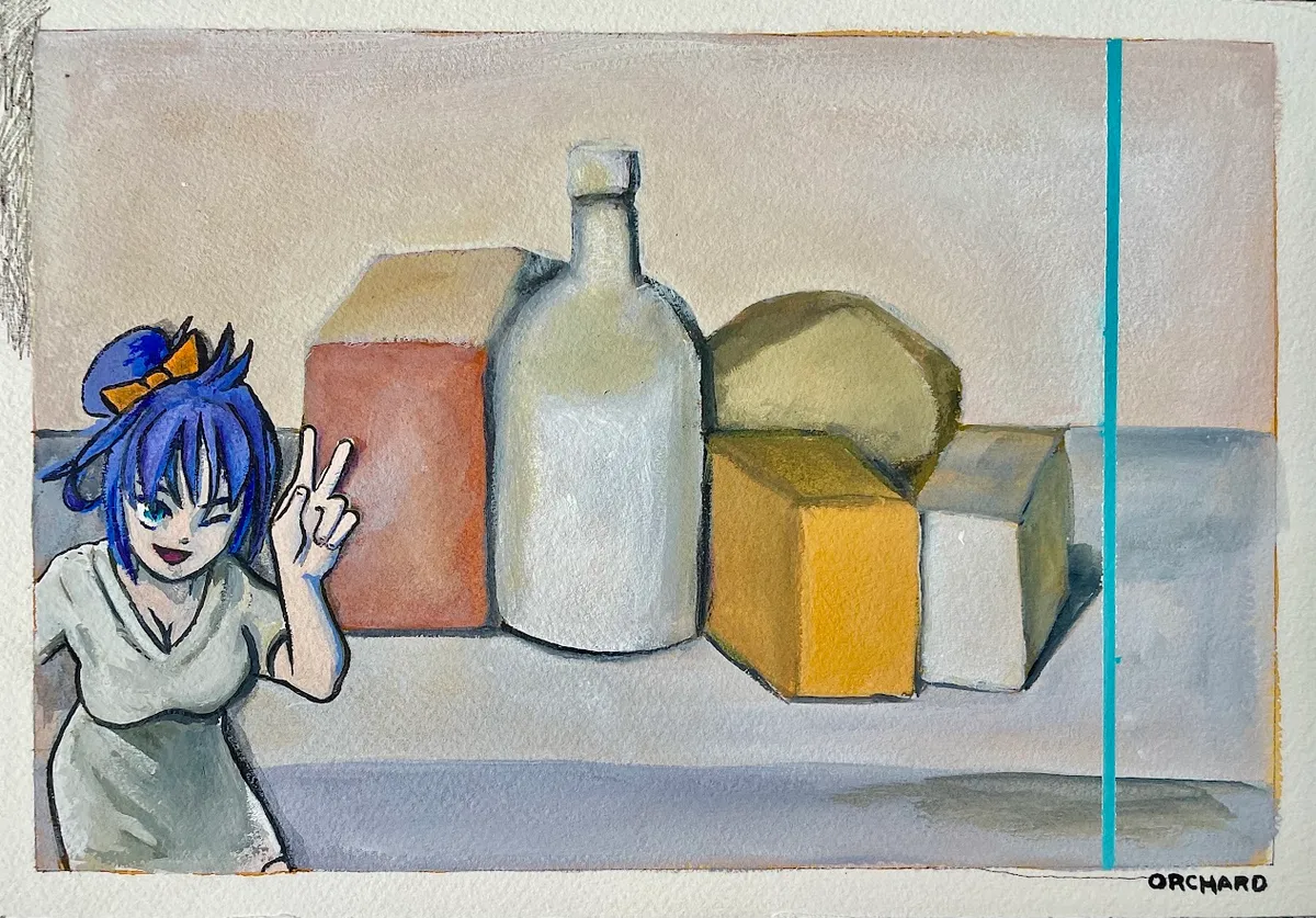 Morandi Anime Girl