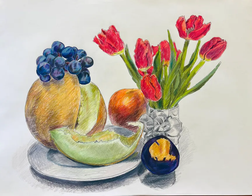 Tulips and Melon I