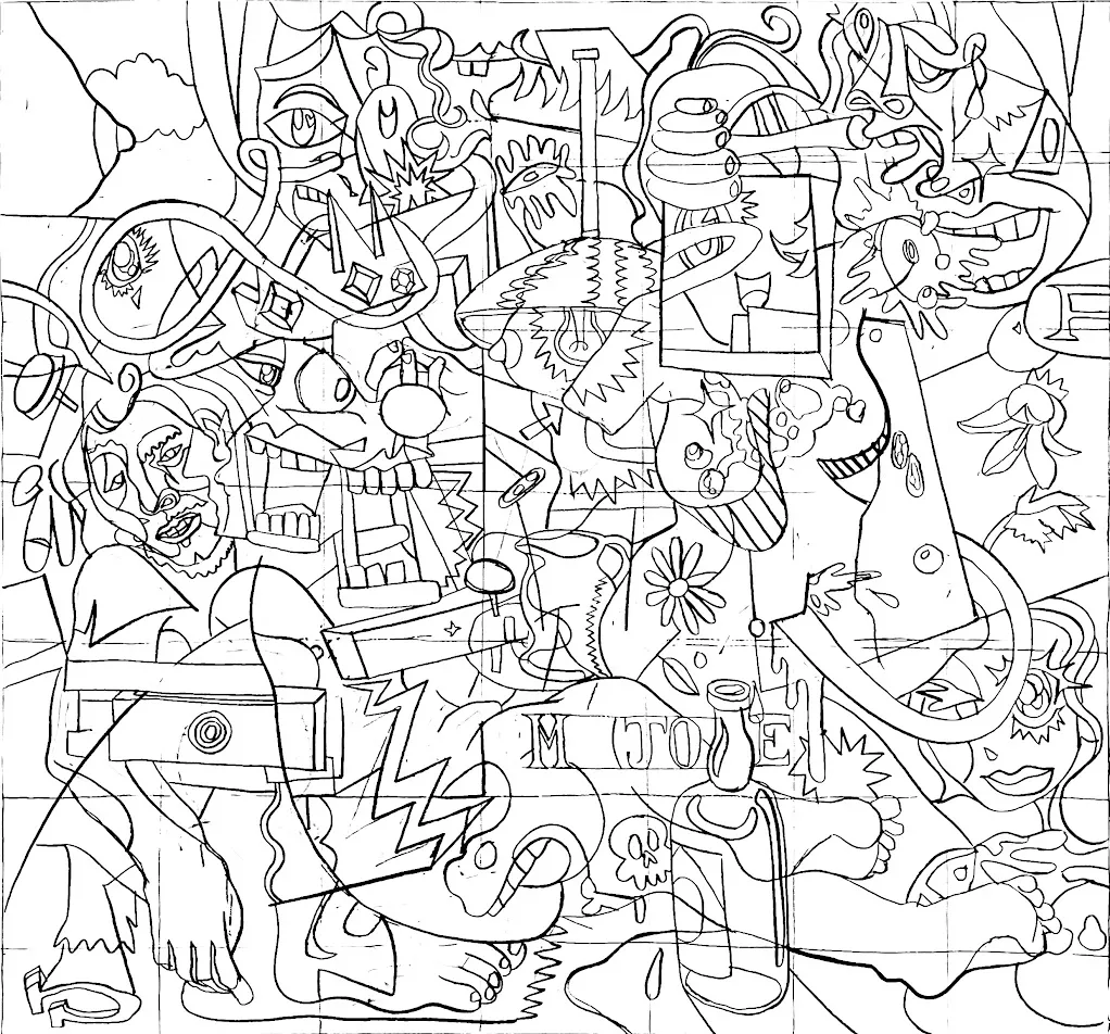 WackoPrintblock Drawing